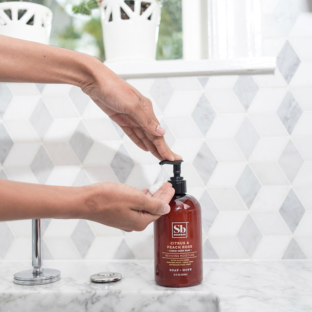 Citrus & Peach Rose Reviving Moisture Liquid Hand Soap