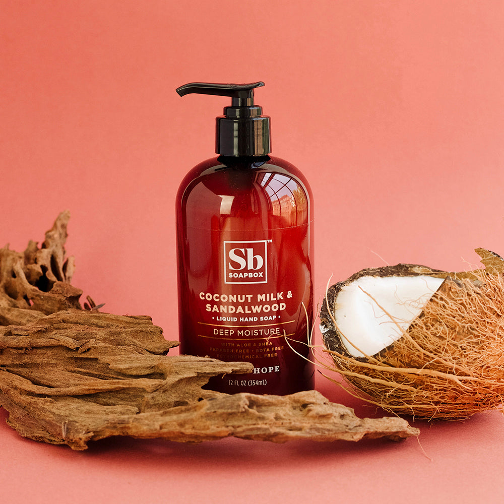 Coconut Milk & Sandalwood Deep Moisture Liquid Hand Soap