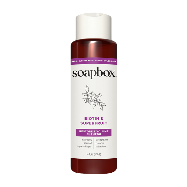 Biotin & Superfruit Restore & Volume Shampoo – Soapbox