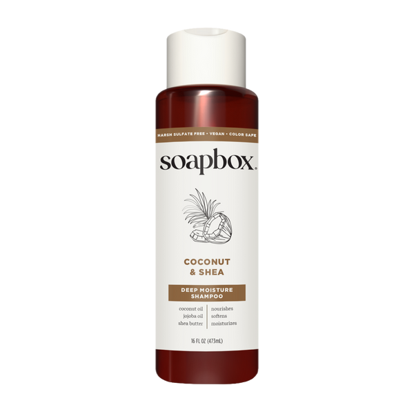 SHAMPOOページ Coconut & Shea Deep Moisture Shampoo — Soapbox