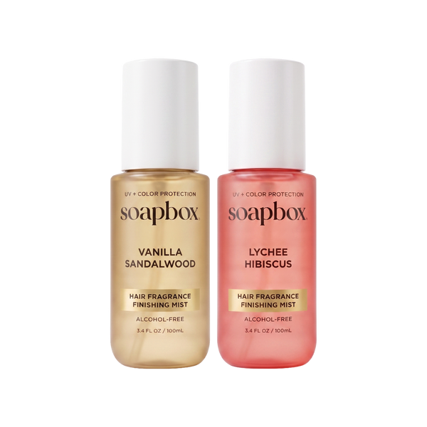 Hair Finishing Mist 2-Pack (Vanilla Sandalwood + Lychee Hibiscus)