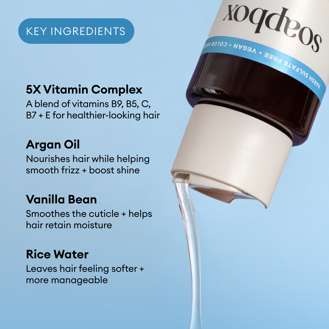 Argan Oil & Vanilla Anti-Frizz Shampoo + Conditioner Set