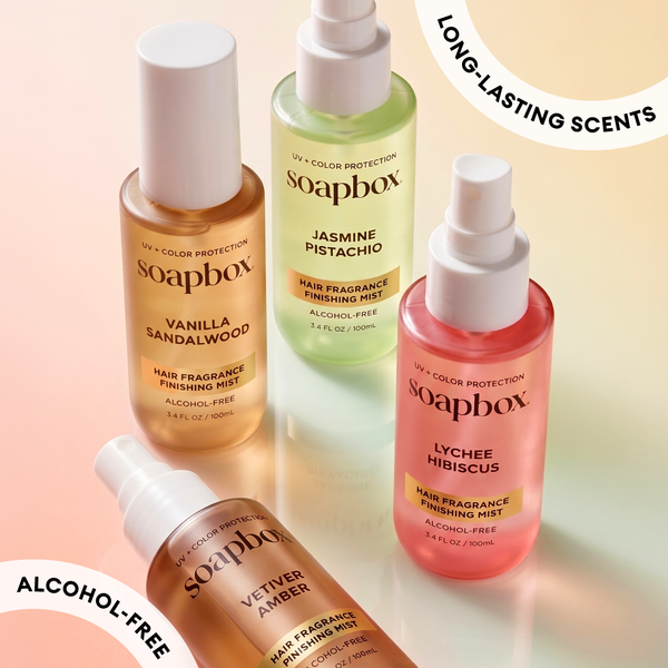 Hair Finishing Mist 2-Pack (Vanilla Sandalwood + Lychee Hibiscus)