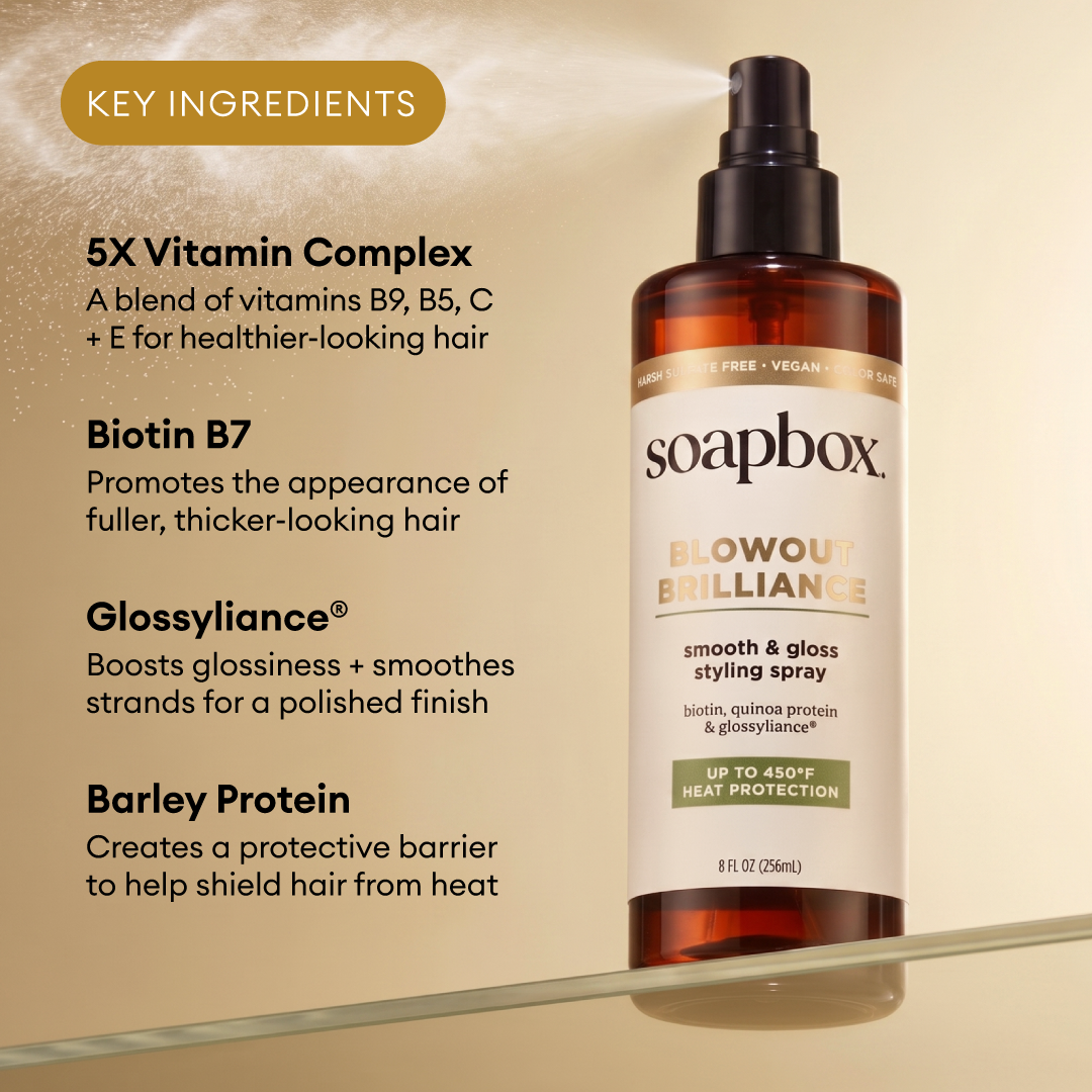 Blowout Brilliance Gloss-Boosting Heat Protectant