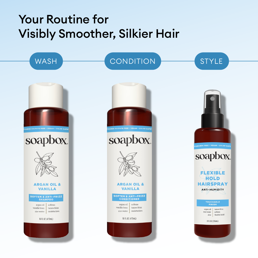 Argan Oil & Vanilla Anti-Frizz Essentials