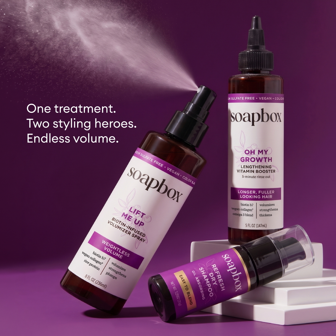 Lift Me Up Volumizing Styling Spray – Soapbox