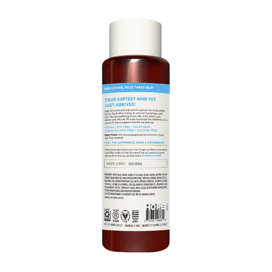 Argan Oil & Vanilla Soften & Anti-Frizz Conditioner