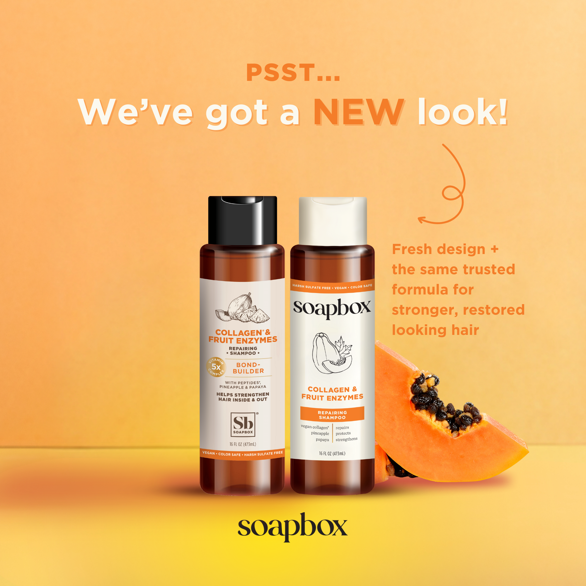 Collagen & Fruit Enzymes Repairing Shampoo + Conditioner Set