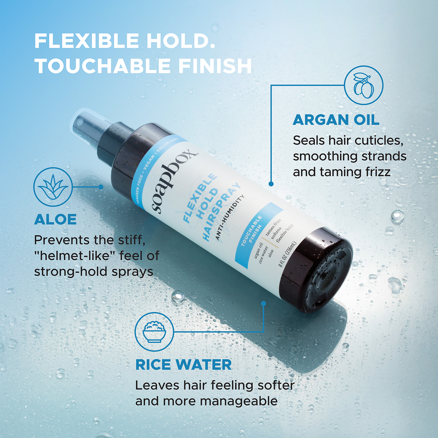 Anti-Humidity Flexible Hold Hairspray
