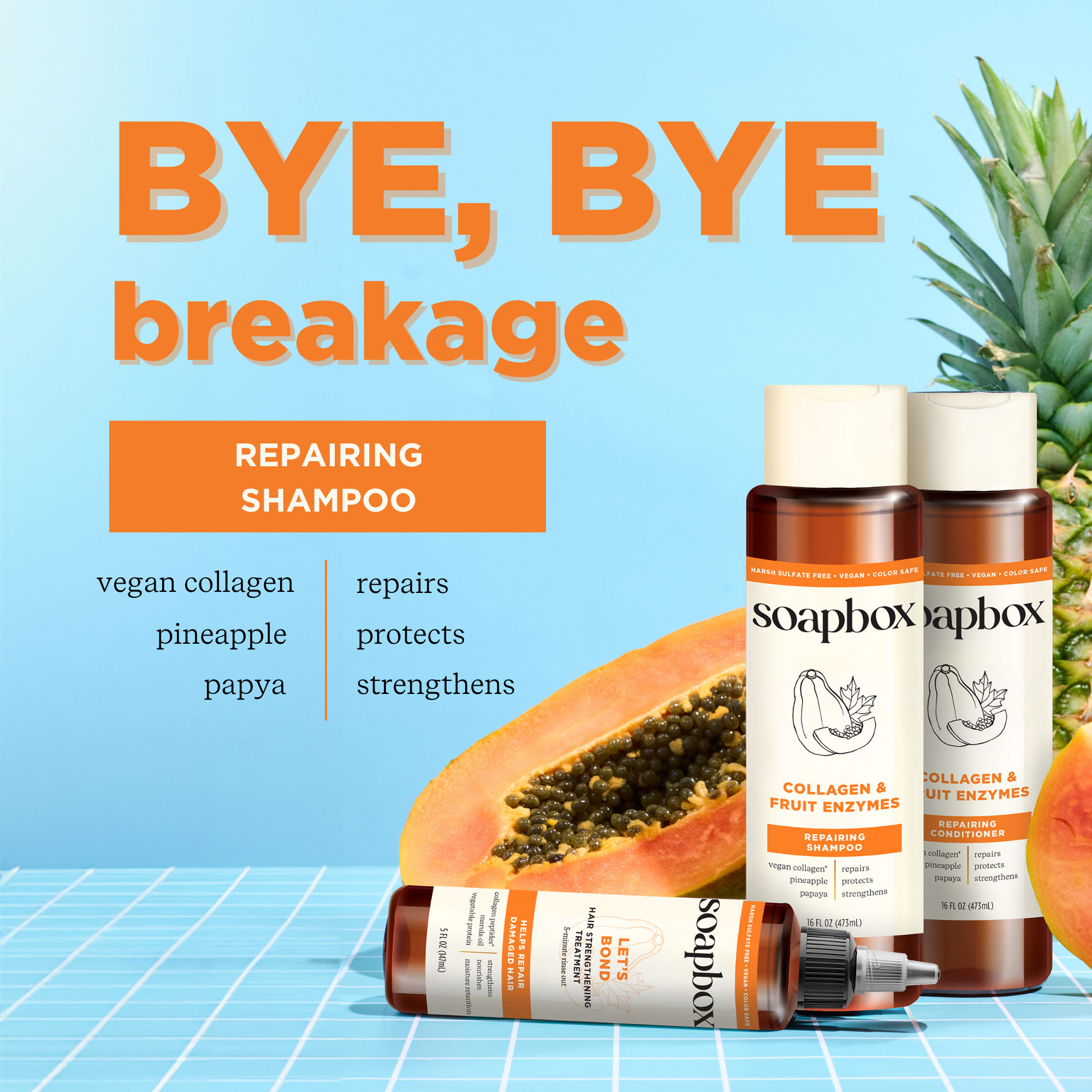 Collagen & Fruit Enzymes Repairing Shampoo