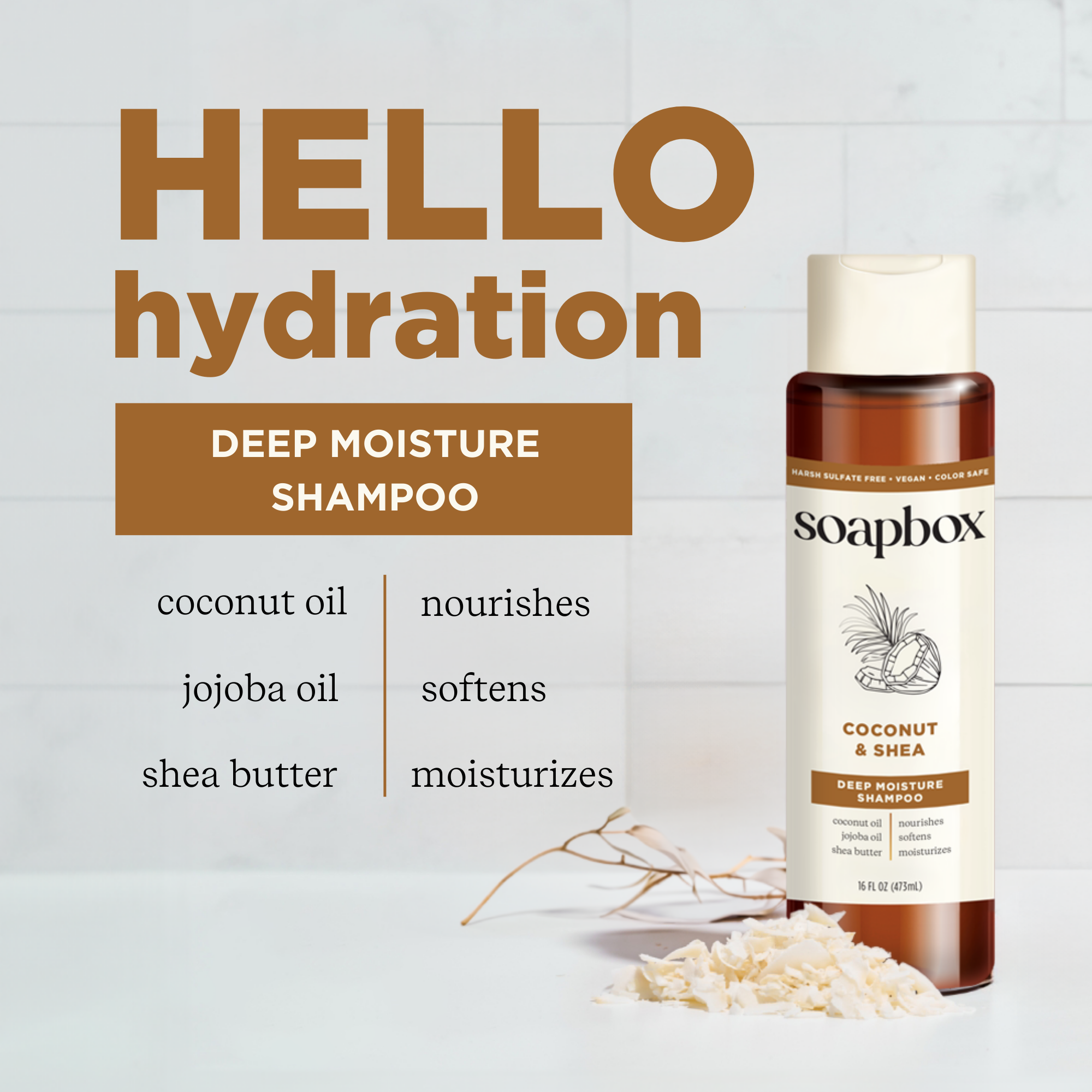 Coconut & Shea Deep Moisture Shampoo + Conditioner Set