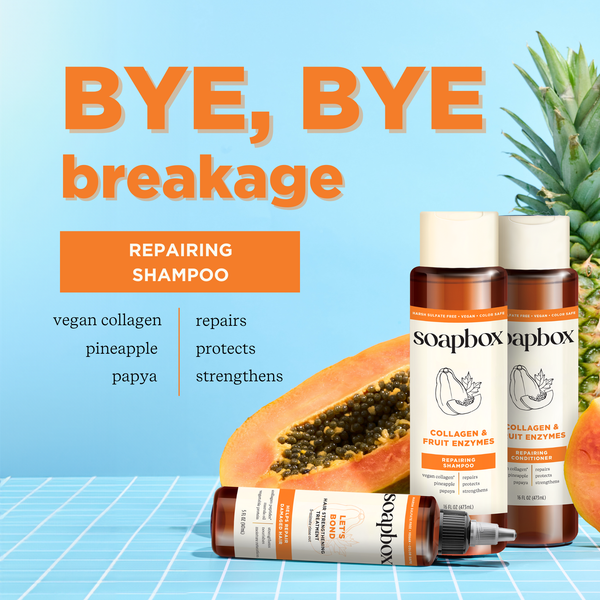 Collagen & Fruit Enzymes Repairing Shampoo + Conditioner Set