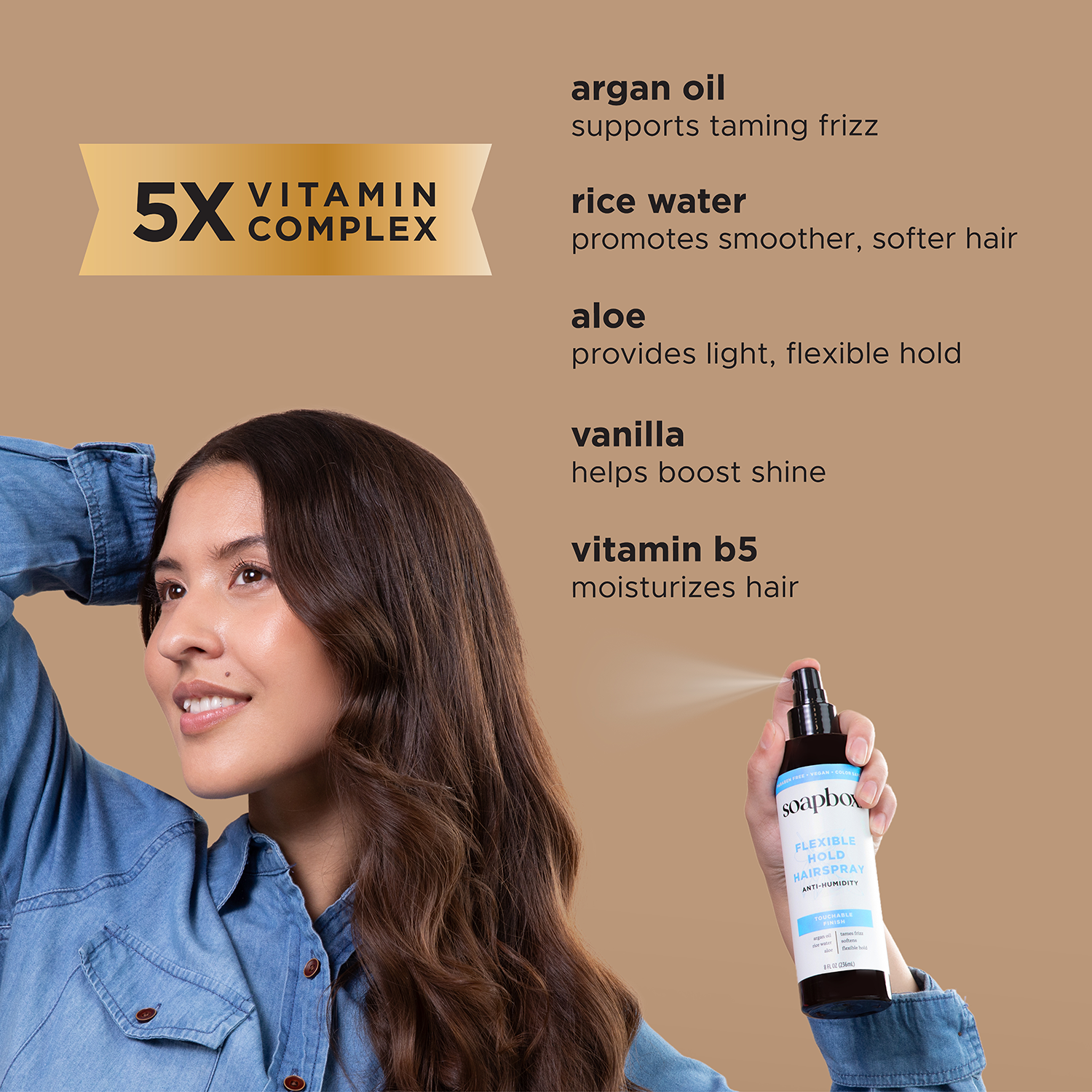 Anti-Humidity Flexible Hold Hairspray