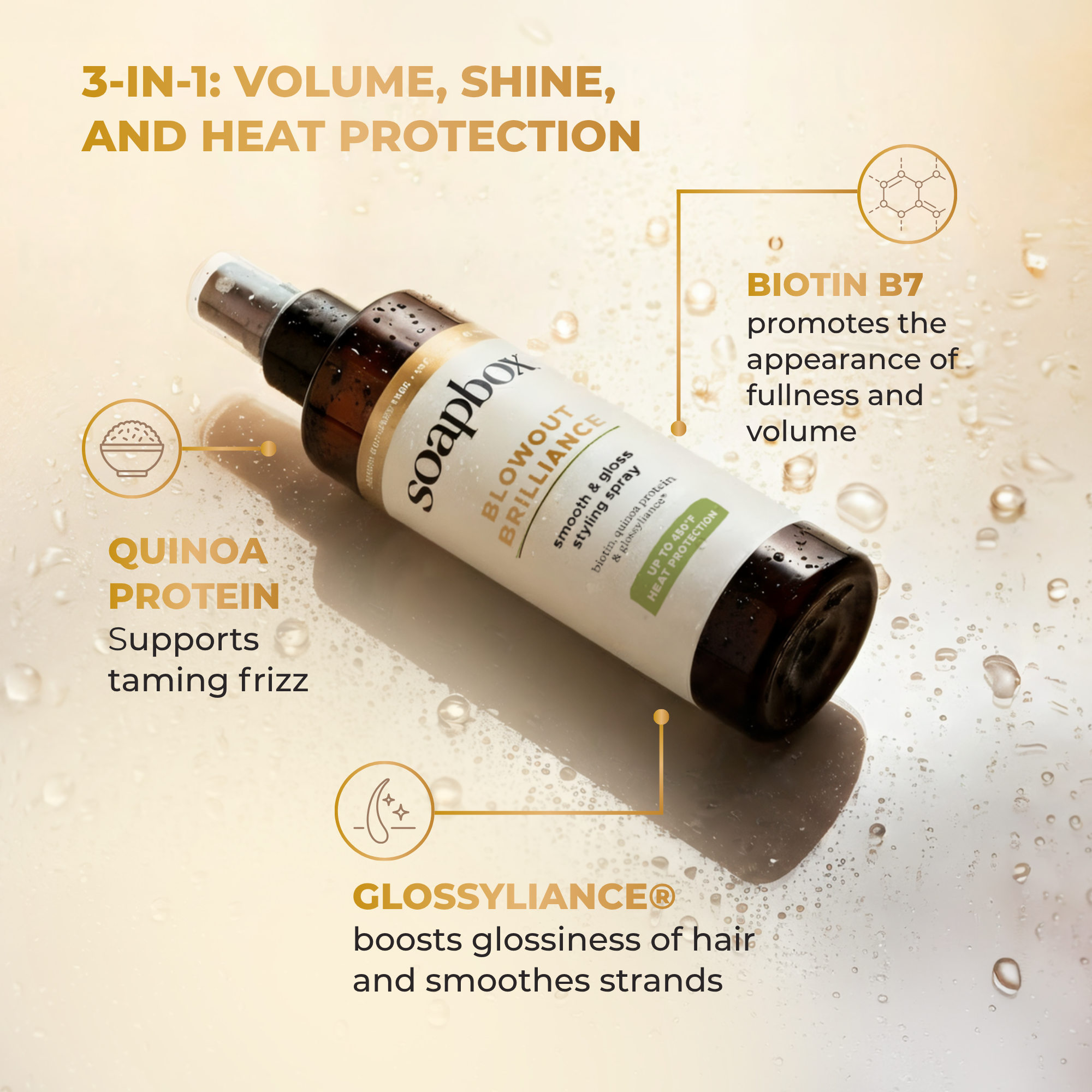 Blowout Brilliance Gloss-Boosting Heat Protectant