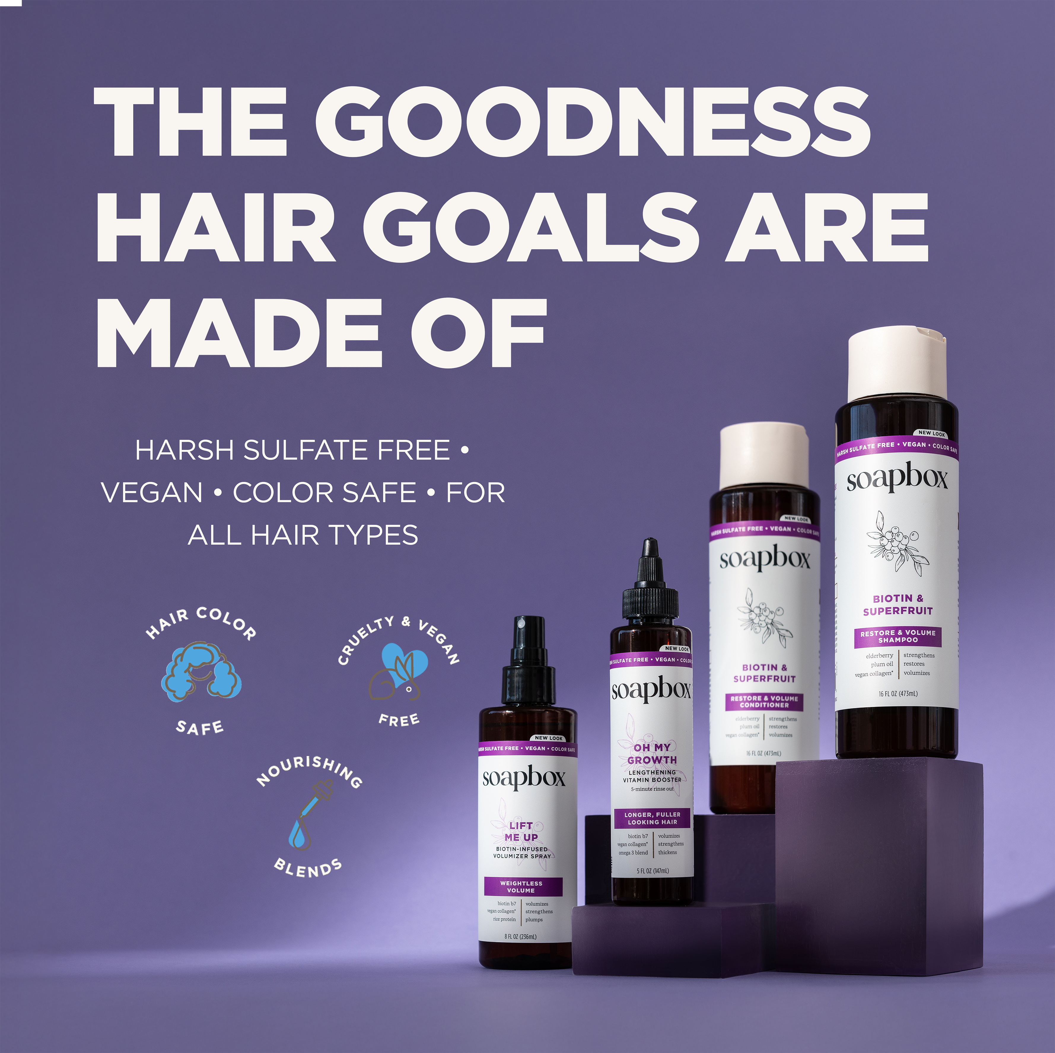 Biotin & Superfruit Volumizing Haircare Bundle — Soapbox Biotin & Superfruit Volumizing Haircare Bundle — Soapbox