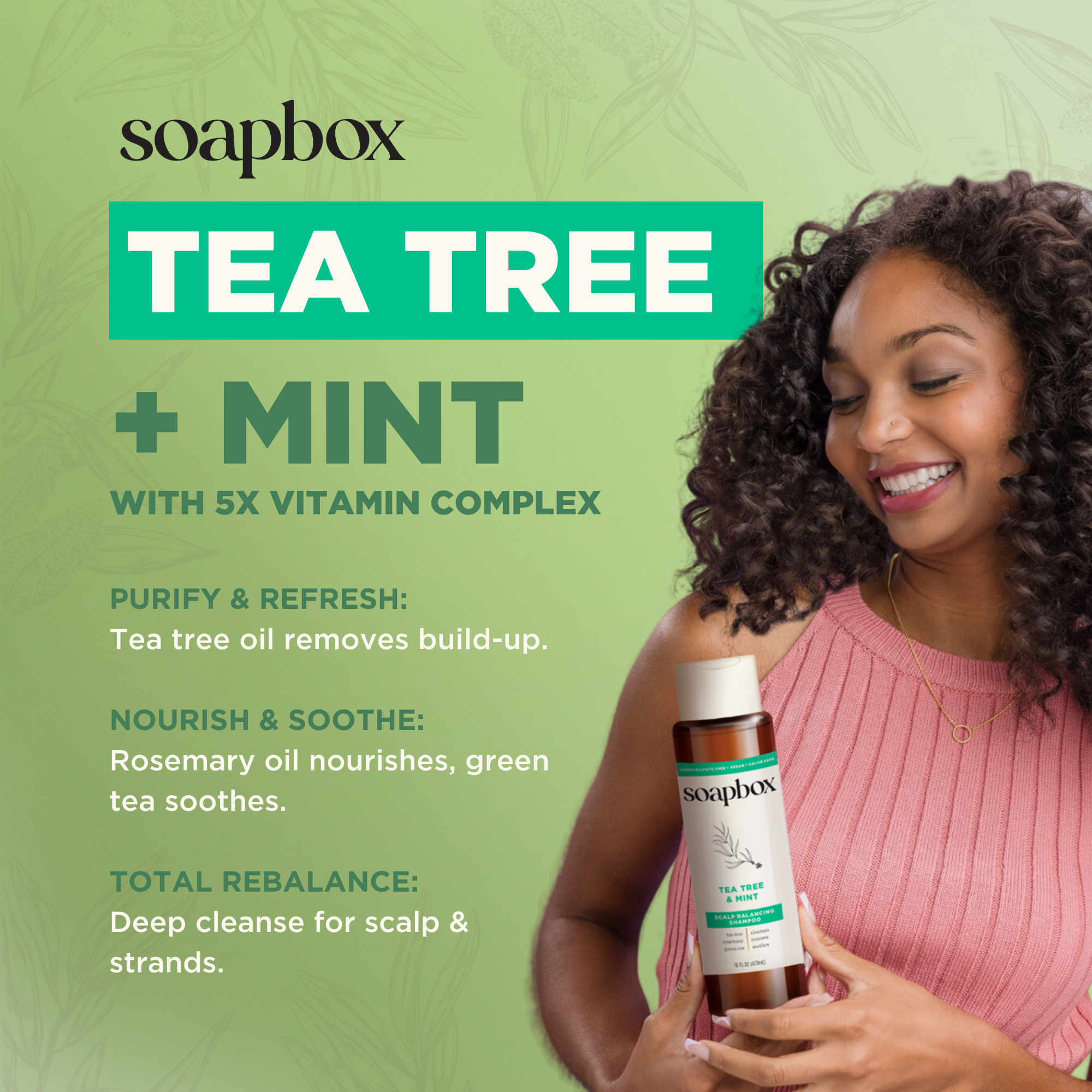 Tea Tree & Mint Scalp Balancing Shampoo
