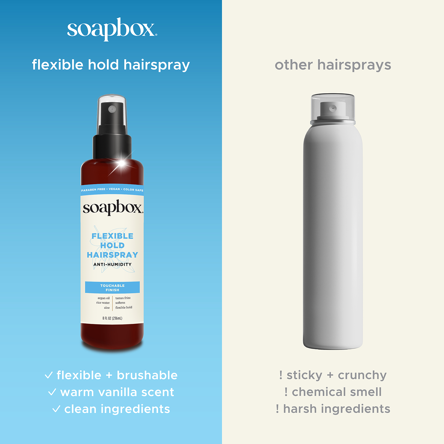 Anti-Humidity Flexible Hold Hairspray