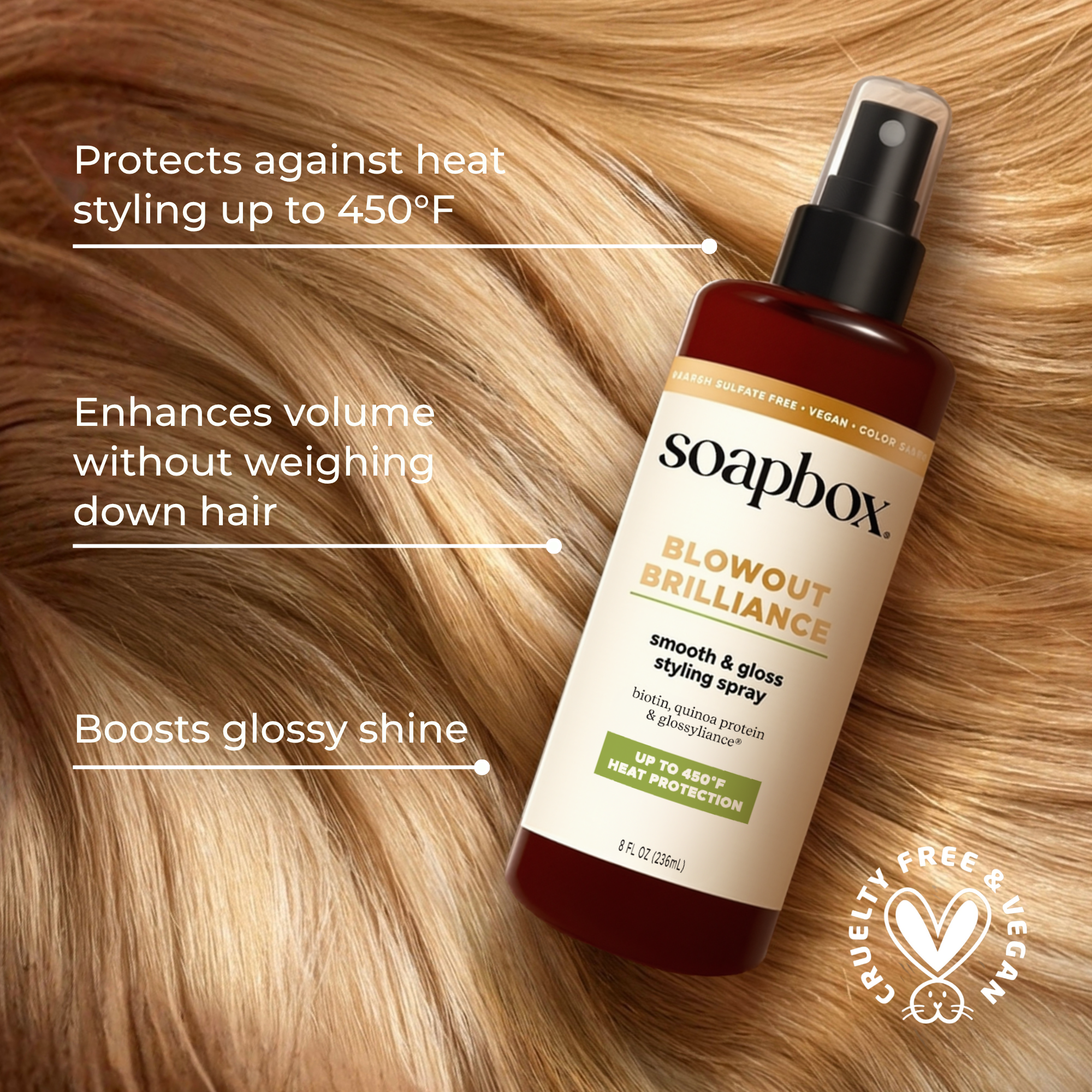 Blowout Brilliance Gloss-Boosting Heat Protectant
