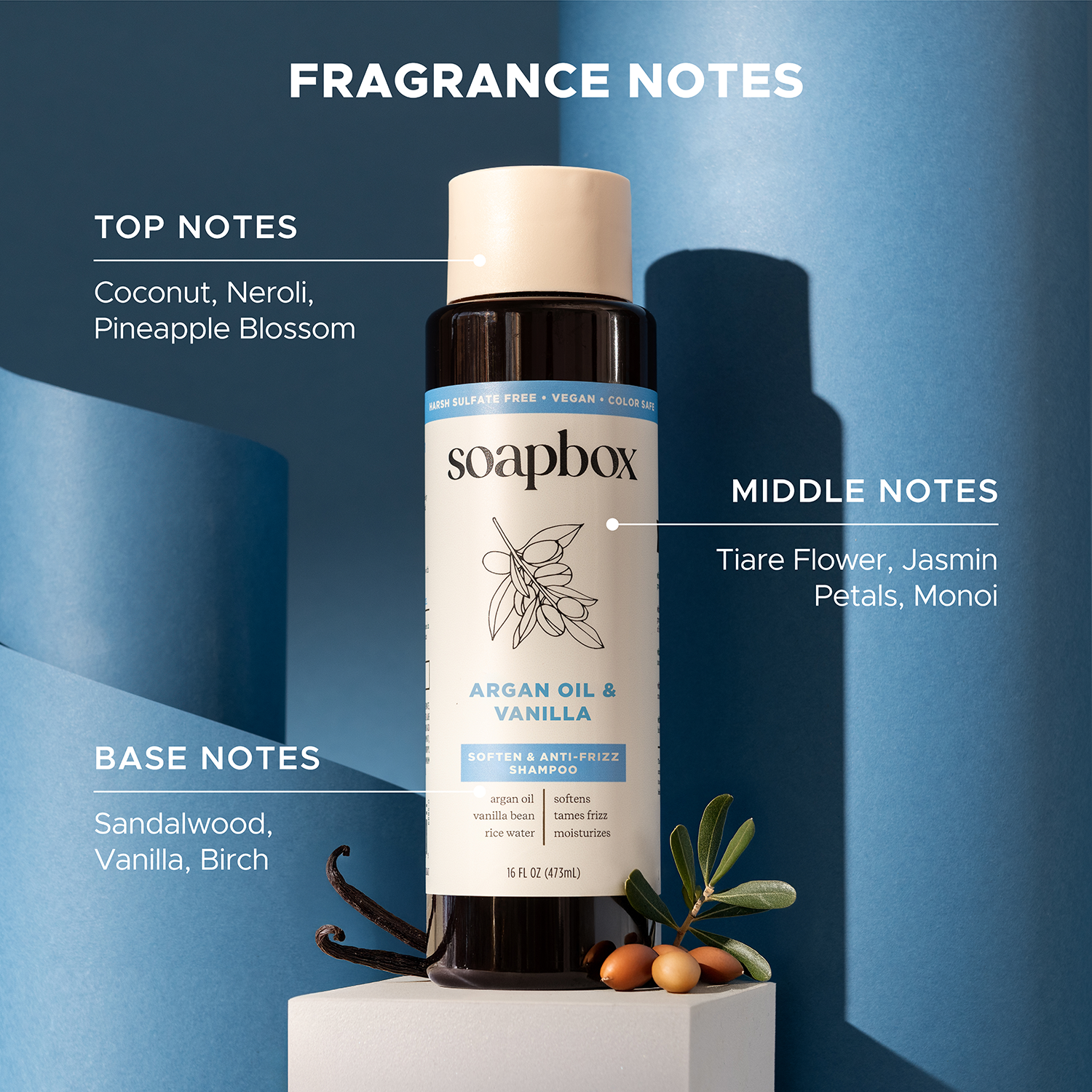 Argan Oil & Vanilla Anti-Frizz Shampoo + Conditioner Set