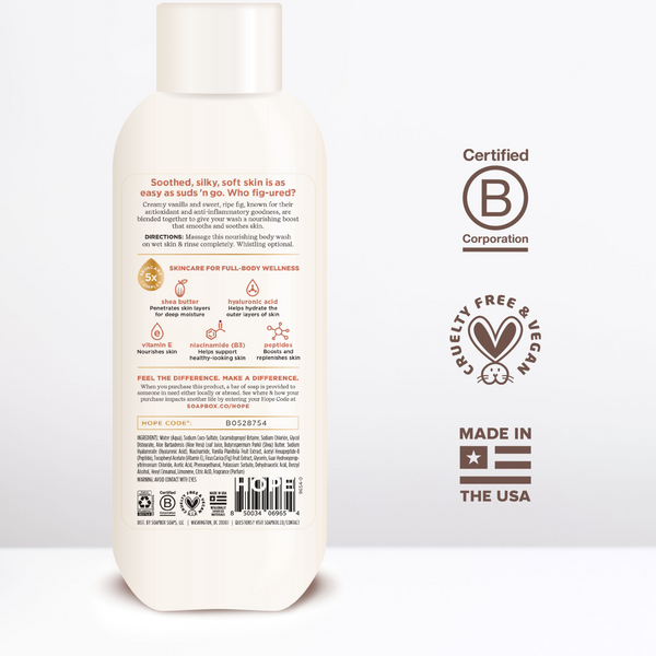 Vanilla Bean + Fig Restoring Body Wash