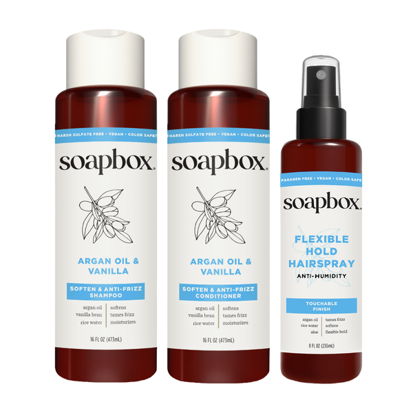 Argan Oil & Vanilla Anti-Frizz Essentials