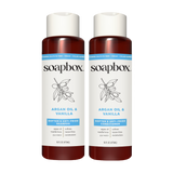 Argan Oil & Vanilla Anti-Frizz Shampoo + Conditioner Set