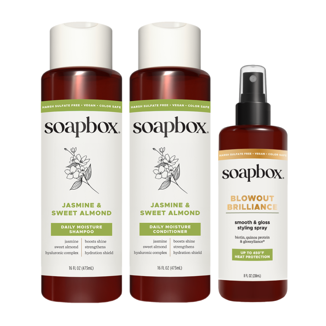 Jasmine & Sweet Almond Daily Moisture Haircare Essentials