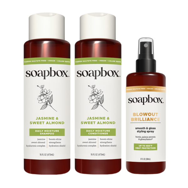 Jasmine & Sweet Almond Daily Moisture Haircare Essentials