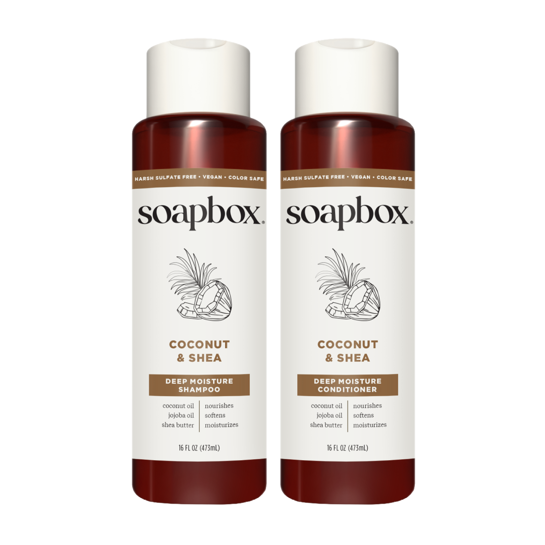 Coconut & Shea Deep Moisture Shampoo + Conditioner Set