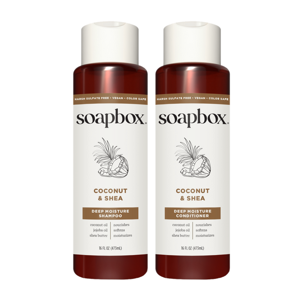 Coconut & Shea Deep Moisture Shampoo + Conditioner Set