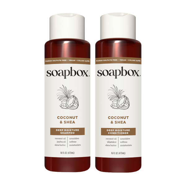 Coconut & Shea Deep Moisture Shampoo + Conditioner Set