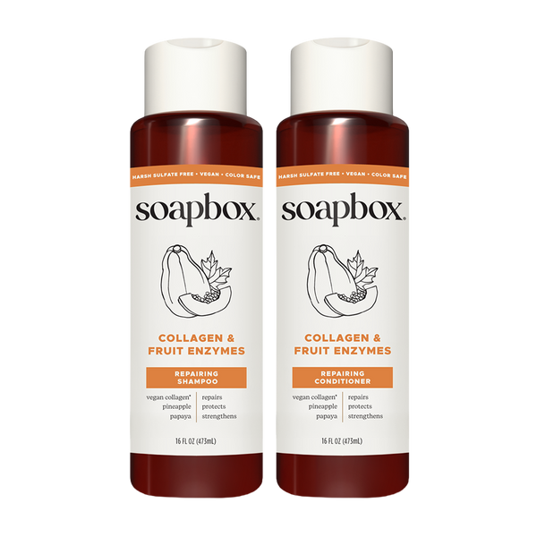 Collagen & Fruit Enzymes Repairing Shampoo + Conditioner Set