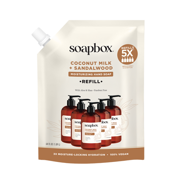Coconut Milk & Sandalwood Deep Moisture Liquid Hand Soap Refill