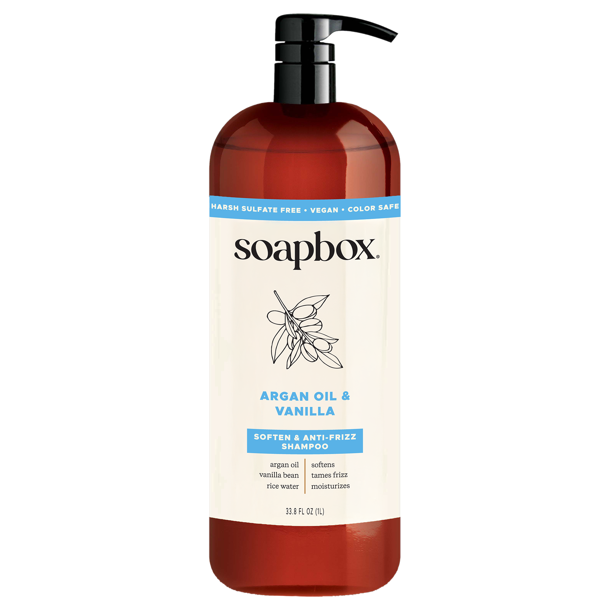 Argan Oil & Vanilla Anti-Frizz Shampoo - 1 Liter