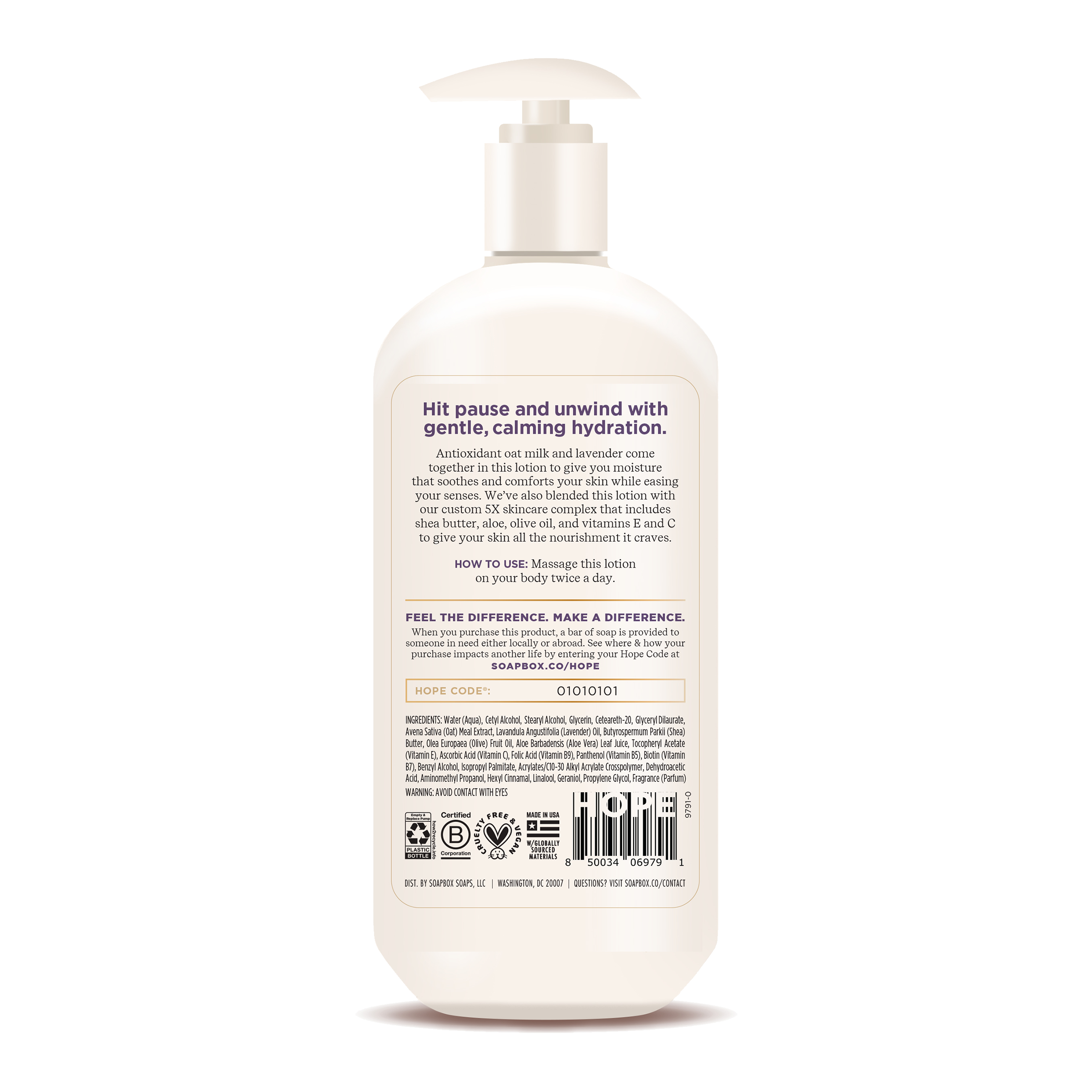 Oat Milk + Lavender Body Wash & Lotion Duo