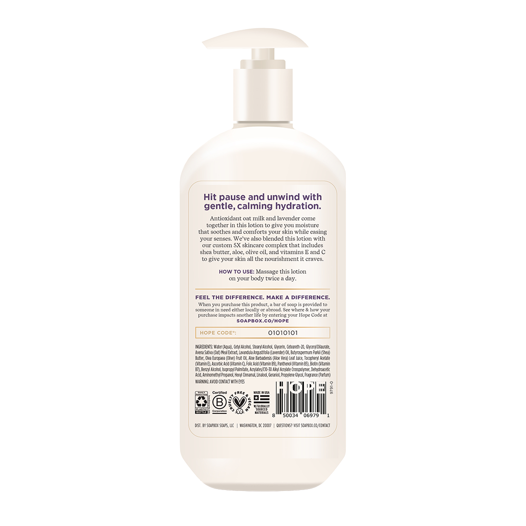 Oat Milk + Lavender Ultra Hydrating Body Lotion
