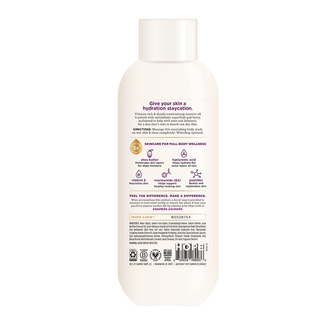 Coconut + Goji Berry Deep Moisture Body Wash