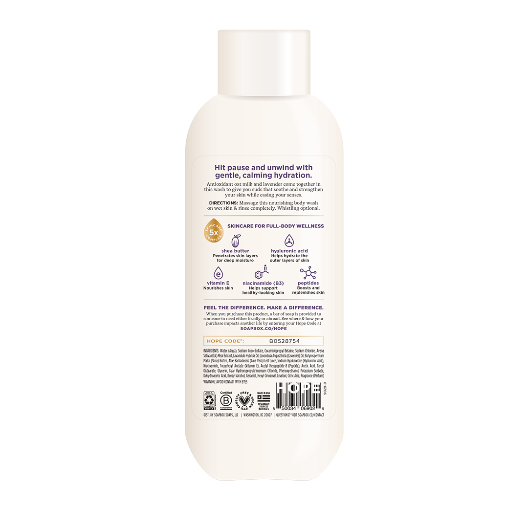 Oat Milk + Lavender Hydrating Body Wash