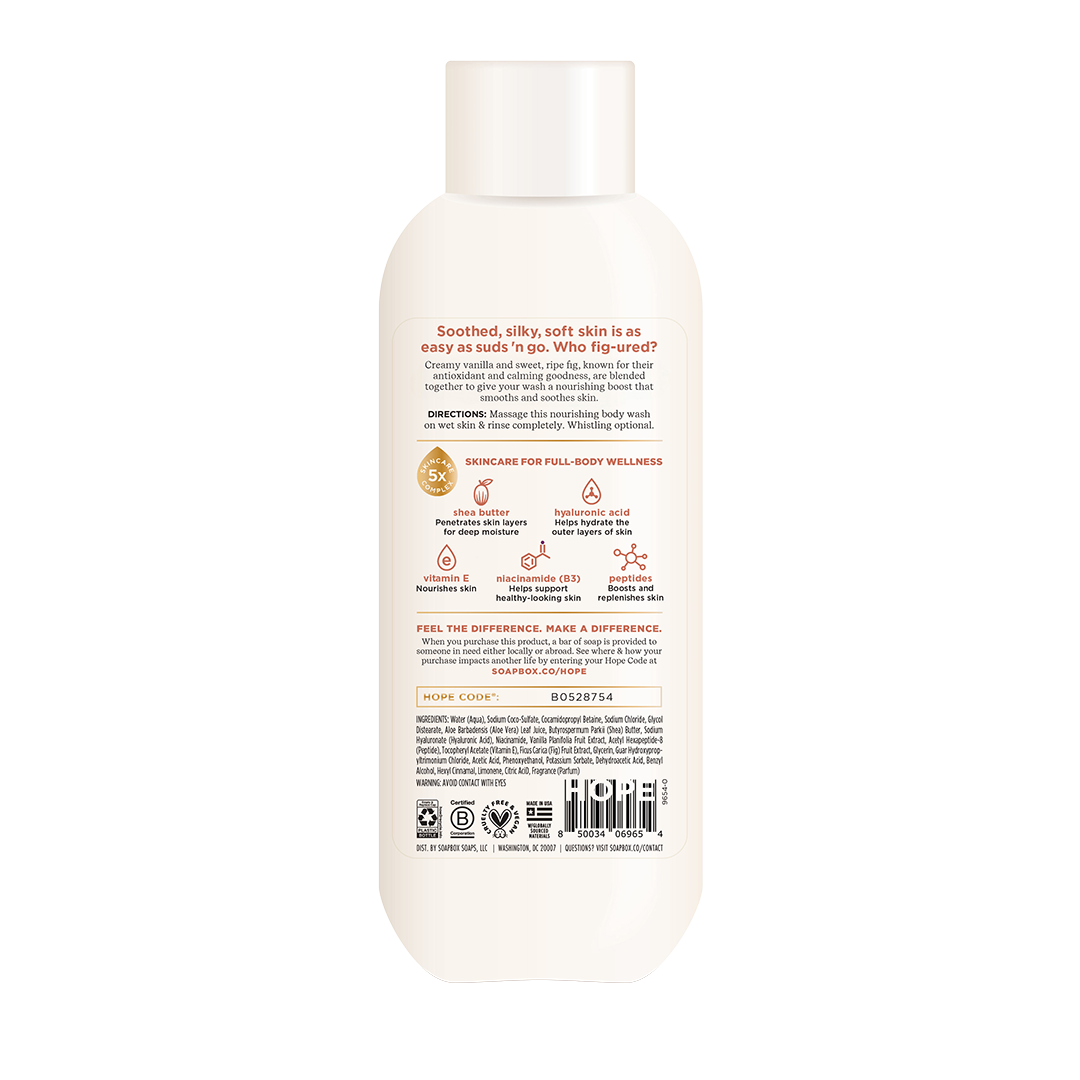 Vanilla Bean + Fig Restoring Body Wash