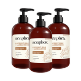 Coconut Milk + Sandalwood Moisturizing Liquid Hand Soap 3-Pack