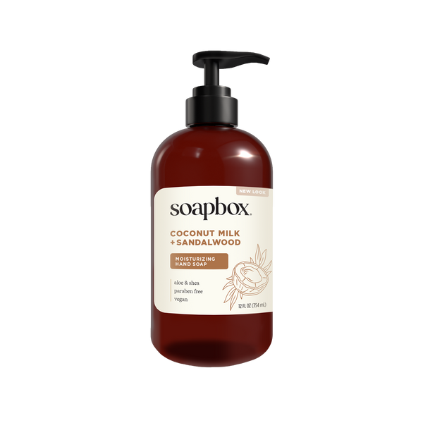 Coconut Milk + Sandalwood Moisturizing Liquid Hand Soap