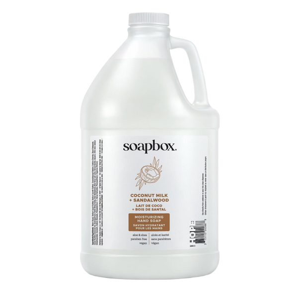 Coconut Milk + Sandalwood Moisturizing Liquid Hand Soap Gallon Refill