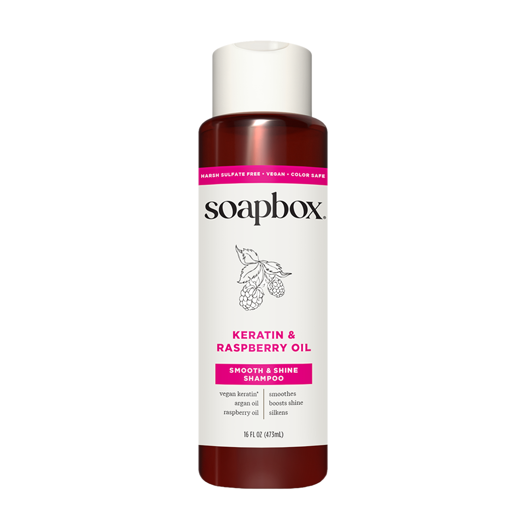 Keratin & Raspberry Seed Oil Smoothing Shampoo