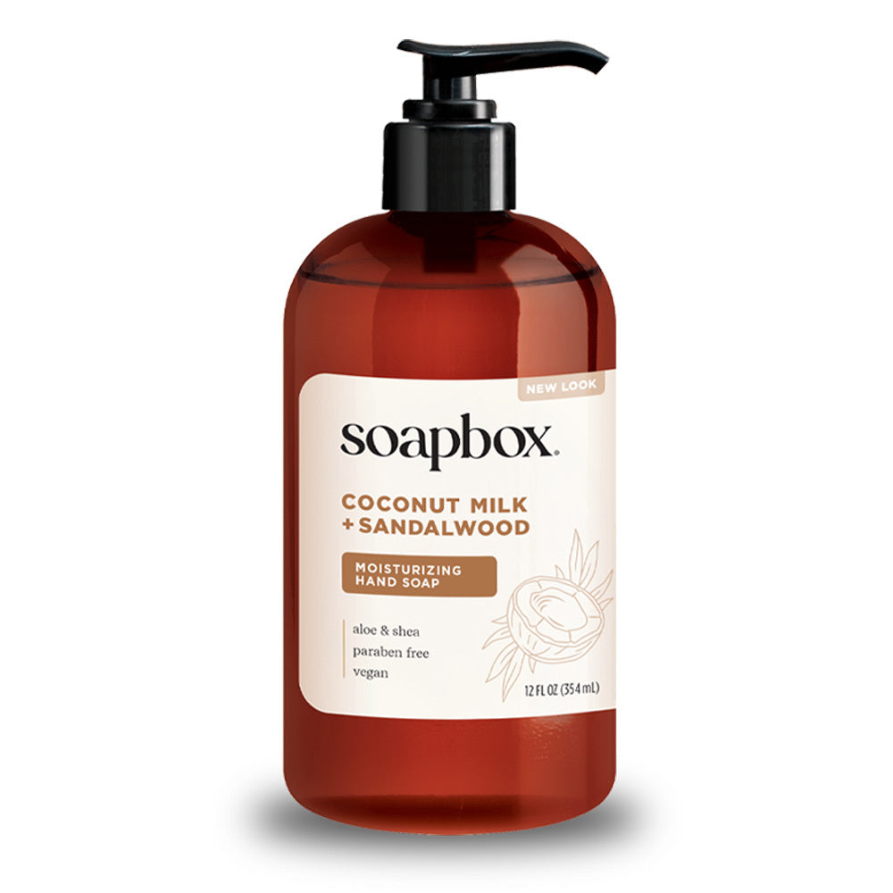 Coconut Milk + Sandalwood Moisturizing Liquid Hand Soap