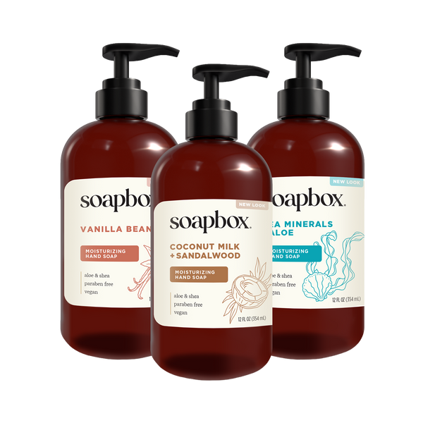 Moisturizing Liquid Hand Soap Trio - Variety Pack