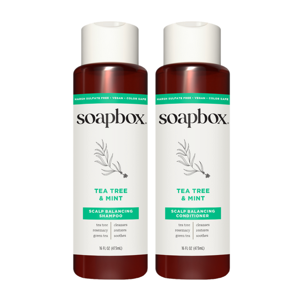 Tea Tree & Mint Scalp Balancing Shampoo + Conditioner Set