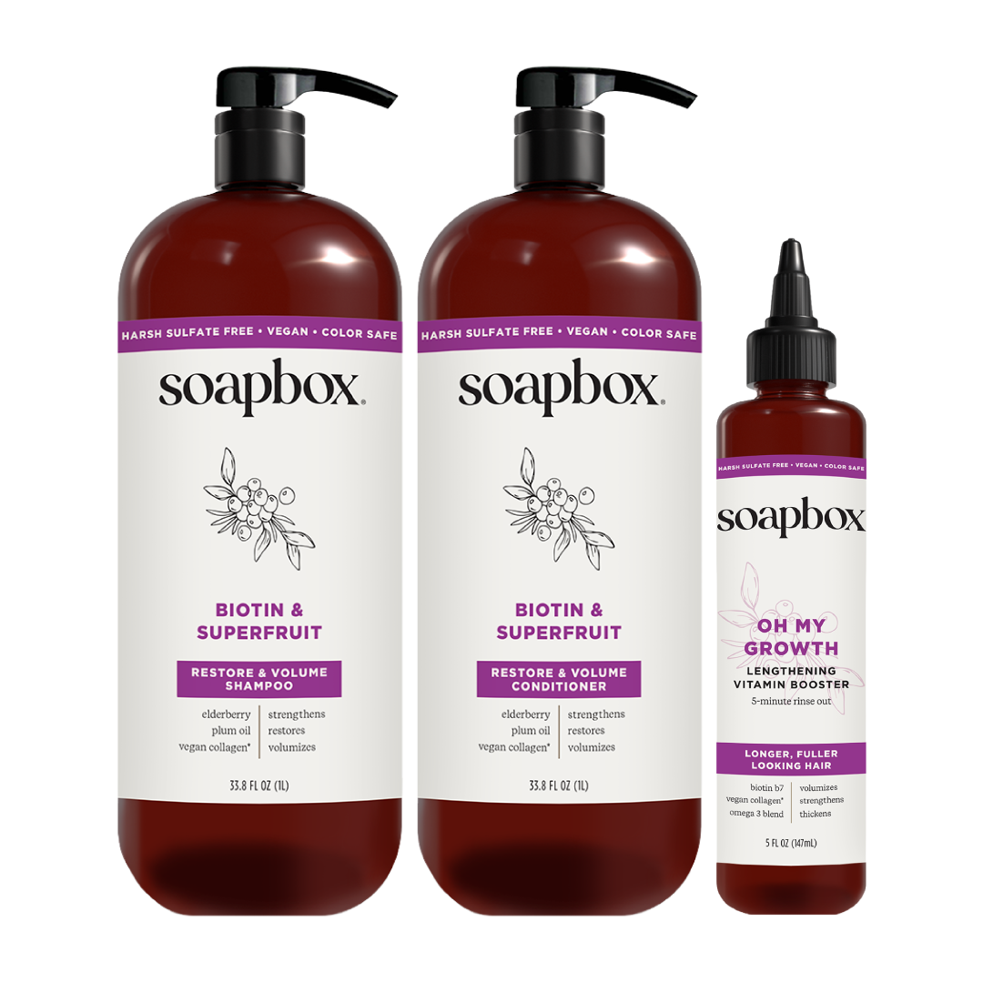 Biotin & Superfruit Volumizing Haircare Essentials (Large)