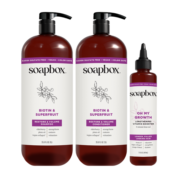 Biotin & Superfruit Volumizing Haircare Essentials (Large)