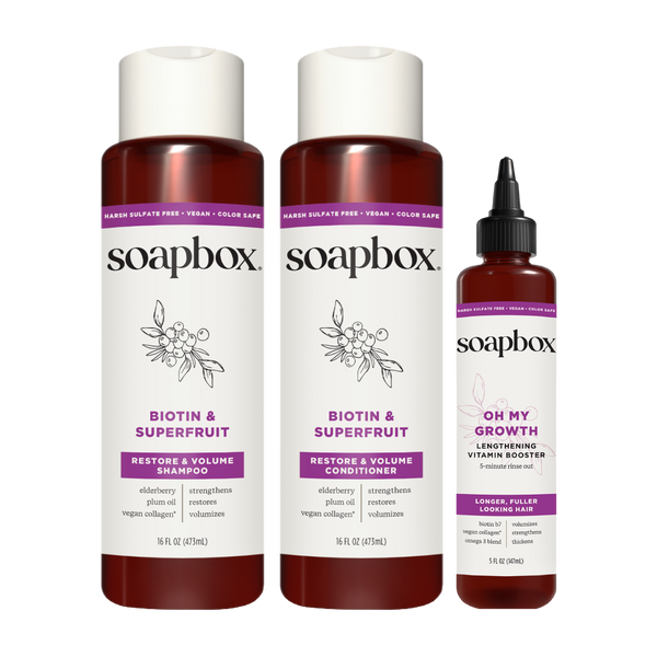 Biotin & Superfruit Volumizing Haircare Essentials