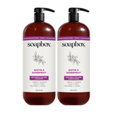 Biotin & Superfruit Volumizing Shampoo + Conditioner Set - 1 Liter